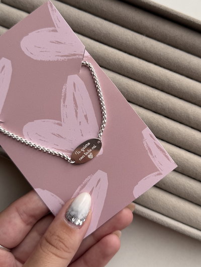 Pulsera “te quiero con todo mi corazón”