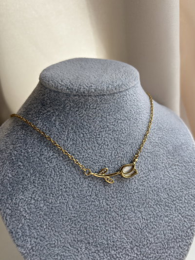 Collar tulipán esmaltado
