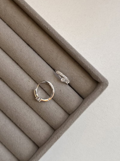 Aros doble micro cubic
