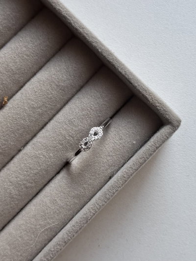 Anillo infinito micropave 