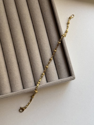 Pulsera lumi dorada 