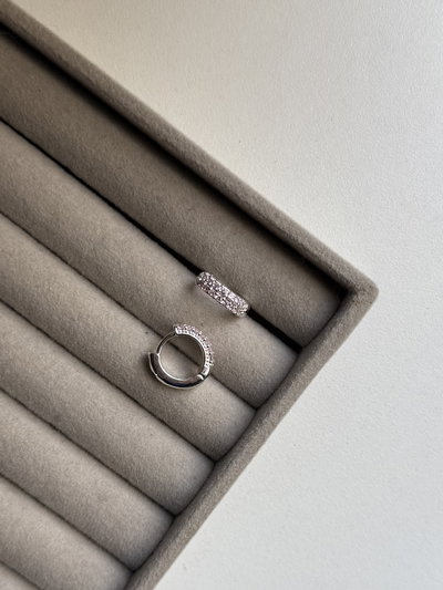 Argollitas micropave rosa 
