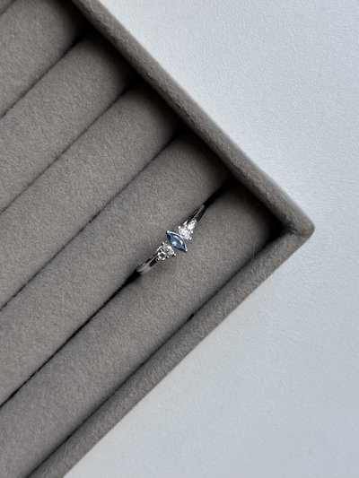 Anillo princess celeste