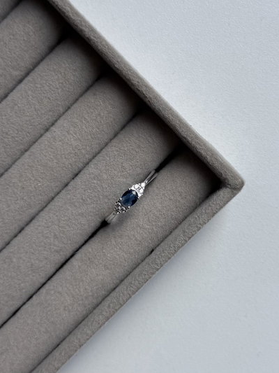 Anillo piedra azul 