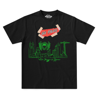 Remera LOS PIOJOS - VERDE PAISAJE DEL INFIERNO