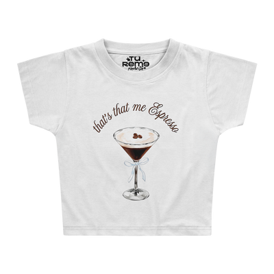 Baby Tee SABRINA CARPENTER - Espresso