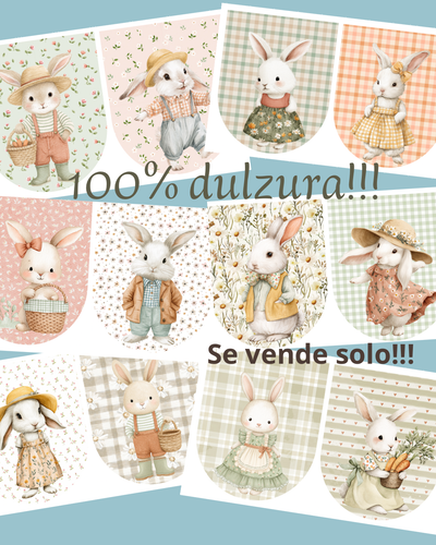 Banderín Dulces Conejitos (PRODUCTO DIGITAL)