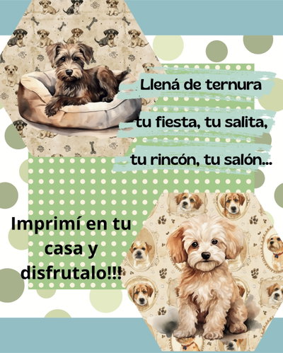 Banderín Dulces perritos (PRODUCTO DIGITAL)