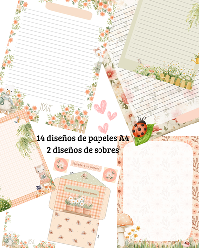 PAPELES DECORADOS A4 (PRODUCTO DIGITAL)