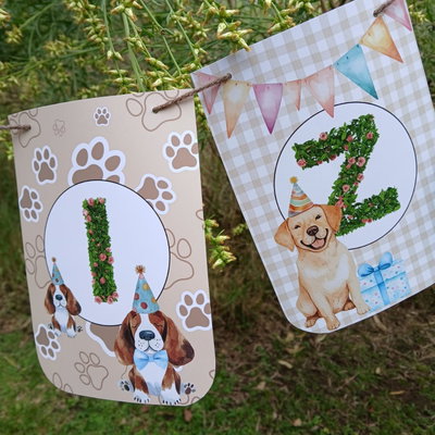 Banderín cumple perritos (PRODUCTO DIGITAL)