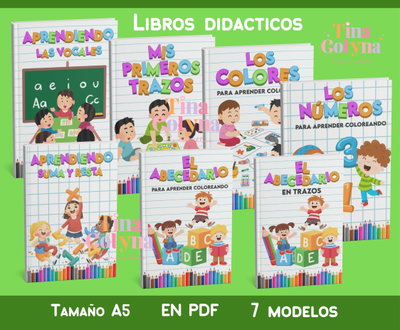 Libros Didácticos Pack X7