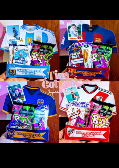 Cajitas Camiseta - Día del Padre💙