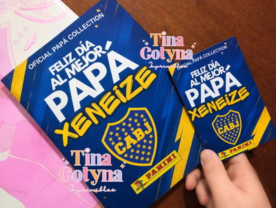 Álbum de figuritas Día del Padre Boca Juniors 