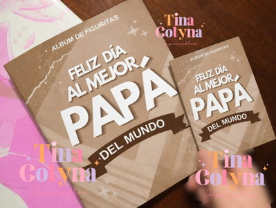 Álbum día del padre Marrón