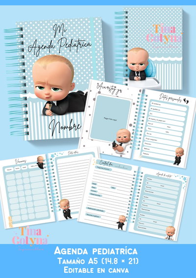 Agenda Pediatrica Jefe en pañales 