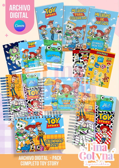 Pack Digital Toy Story – Editable en Canva