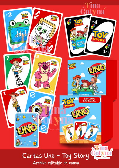 JUEGO DE CARTAS UNO - TOY STORY