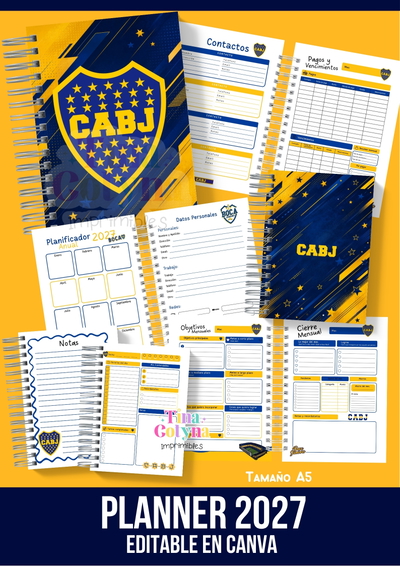 PLANNER BOCA JUNIORS 2027
