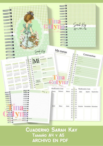 Cuaderno Sarah Kay Verde
