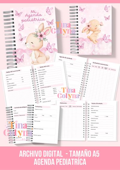 Agenda pediatríca Conejita