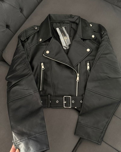 Chaqueta Zara Ecocuero Oversize
