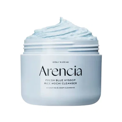 Limpiador facial de mochi de arroz con hisopo azul fresco 120 g - ARENCIA