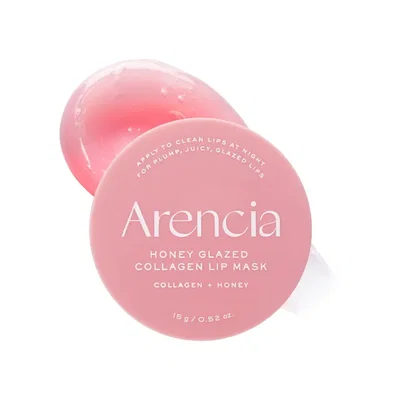 Mascarilla labial de colágeno con glaseado de miel 15 g - ARENCIA