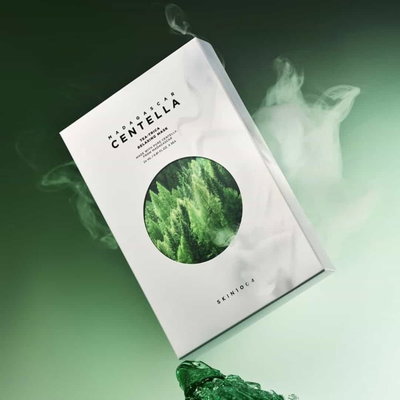 Mascarilla relajante de Tea-trica Madagascar Centella (5 unidades) - SKIN1004