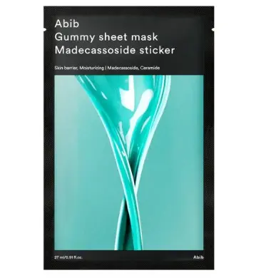 Mascarilla Gummy Sheet Madecassoside Sticker Set x 10 U - ABIB