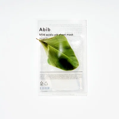 Mascarilla Mild Acidic PH Sheet Heartleaf Fit Serum (30mlx 10U) - ABIB