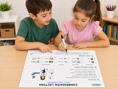 "Cuadernillo 100 lecturitas on pictogramas para la comprensión"