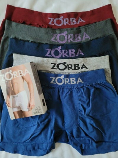 Bóxer Algodón Sin Costura Zorba x12 Unidades.