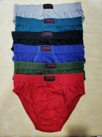 Slip 4 Costuras Perseo De Algodon X12