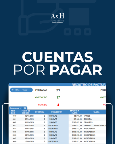 CUENTAS POR PAGAR 