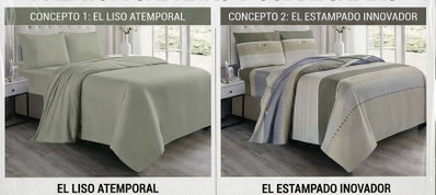 Pack 2 juegos sábanas liso y estampado 