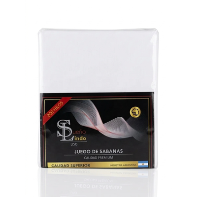 Juego De Sábanas 2  1/2 Pack Línea Económica Calidad Superior