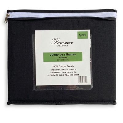 Sábanas Romance Queen – Suavidad Cotton Touch