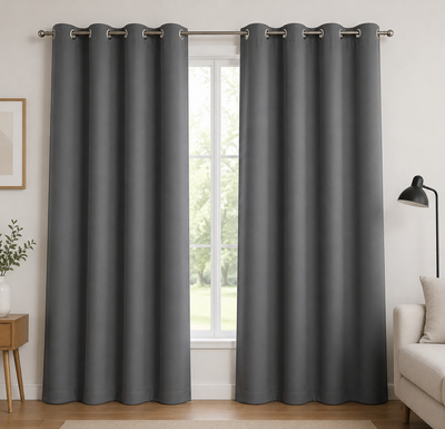 Cortina Blackout 100% Opaca. Anti Térmica, Aislante de Sonido | Calidad Premium