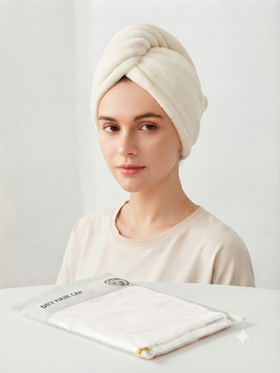 Turbante de Secado Rápido Anti Frizz – Toalla para Cabello de Microfibra