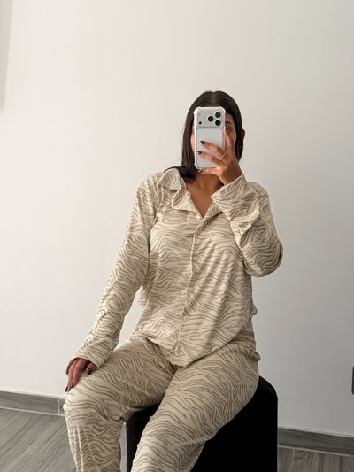Pijama morley cebra