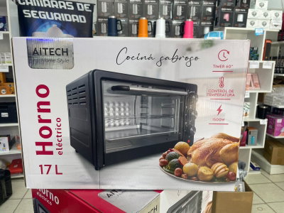 HORNO ELECTRICO 17LTS AITECH CONTROL DE TEMPERATURA