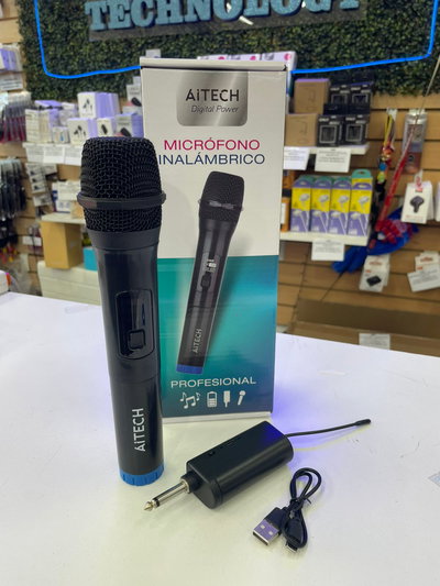 MICROFONO INALAMBRICO PROFESIONAL RECARGABLE