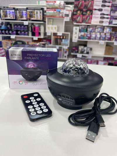PROYECTOR LED PARLANTE GALAXIAS BT PARLANTE