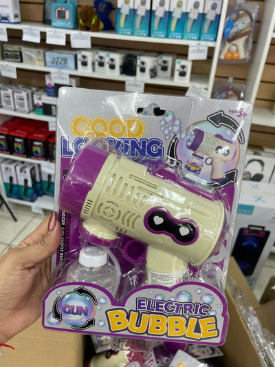 BURBUJERO PISTOLA CON DISEÑO