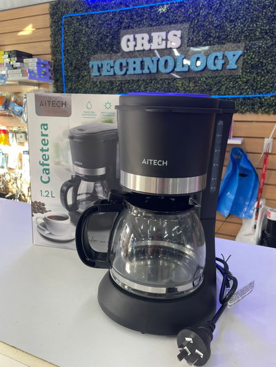 Cafetera De Filtro Aitech 1.2Lts Apagado Automático 