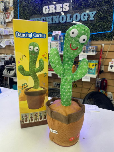 Cactus Juguete Bailarín Interactivo, Baila, Canta Y Repite Voces