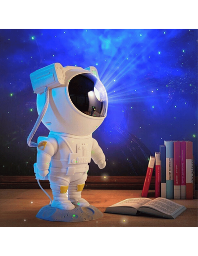 Proyector Aitech Astronauta Galaxia Estrellas Con Control Remoto