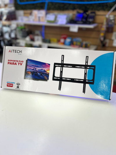 Soporte Fijo Para TV Aitech 26-63" Hasta 50KG Negro