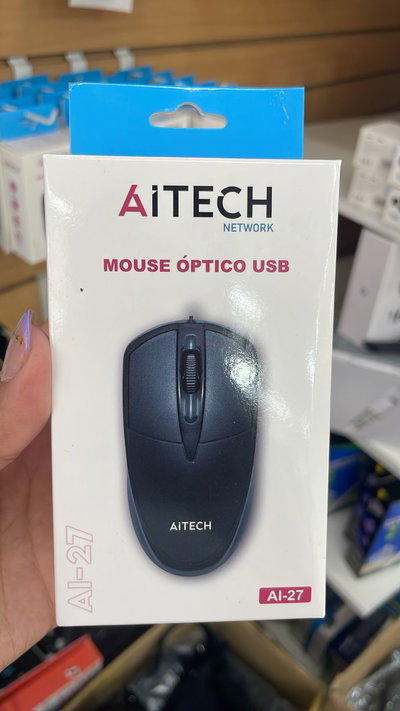 Mouse Aitech AI-27 Con Cable Colores Surtidos