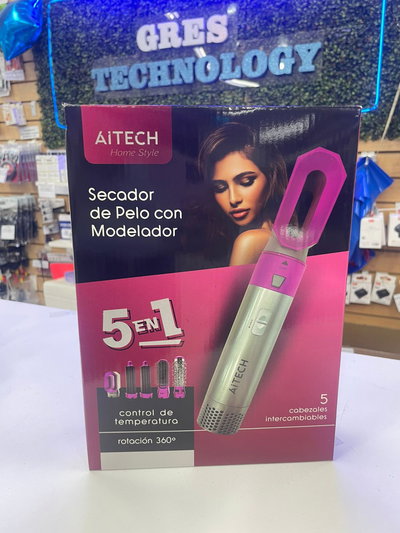 Multi Styler 5 En 1 Seca, Modela, Alisa, Riza Y Da Volumen Rotación 360° 